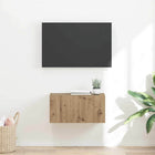 Tv-wandkast ambachtelijk eiken 60x31x29.5 cm