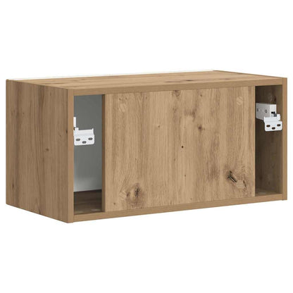TV Wandkast Ambachtelijk eiken 60 x 31 x 29.5 cm Bewerkt hout