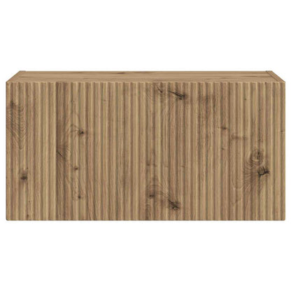 TV Wandkast Ambachtelijk eiken 60 x 31 x 29.5 cm Bewerkt hout