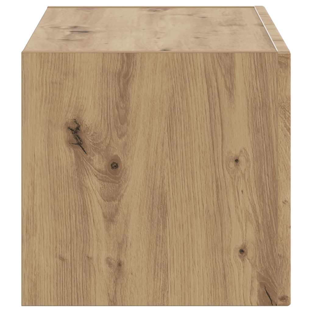 TV Wandkast Ambachtelijk eiken 60 x 31 x 29.5 cm Bewerkt hout