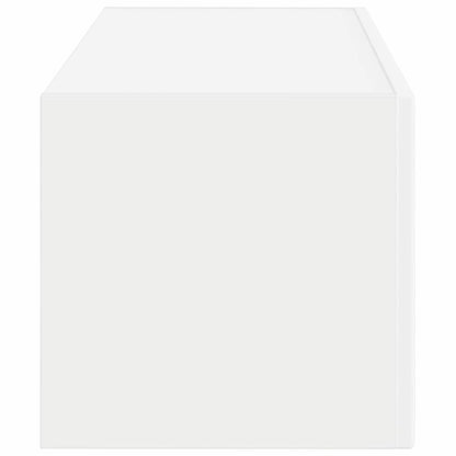 TV Wandkast Wandgemonteerd Wit 60 x 31 x 29.5 cm Bewerkt hout
