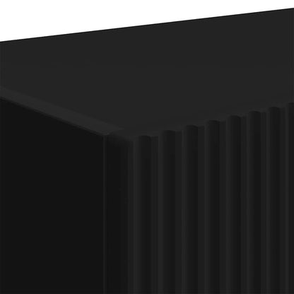 TV Wandkast 2 pcs Zwart 60 x 31 x 29.5 cm Bewerkt hout