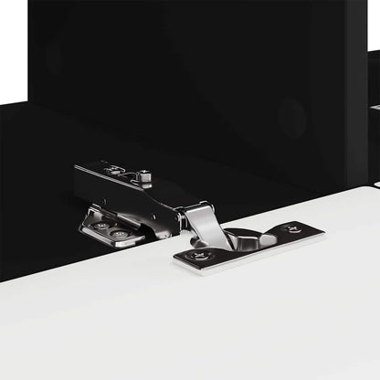 TV Wandkast 2 pcs Zwart 60 x 31 x 29.5 cm Bewerkt hout