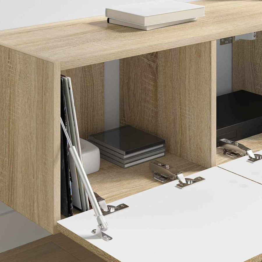 TV Wandkast Sonoma 60 x 31 x 29.5 cm Bewerkt hout