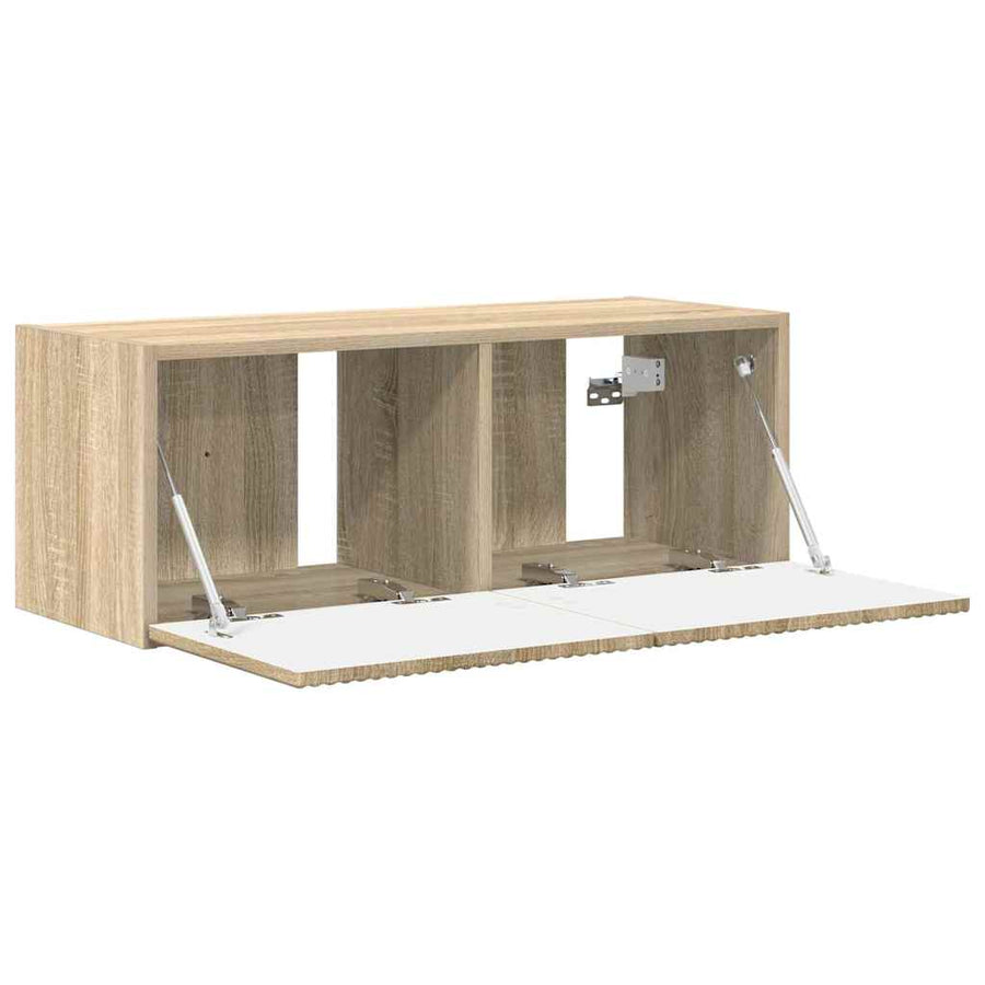 TV Wandkast Sonoma 60 x 31 x 29.5 cm Bewerkt hout