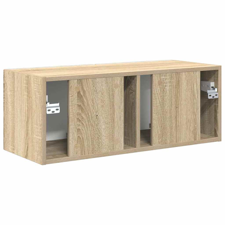 TV Wandkast Sonoma 60 x 31 x 29.5 cm Bewerkt hout