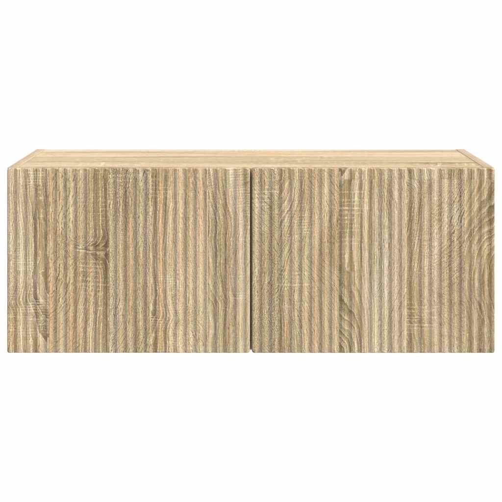 TV Wandkast Sonoma 60 x 31 x 29.5 cm Bewerkt hout