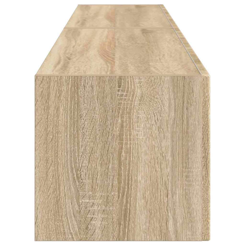 TV Wandkast 2 pcs Sonoma 60 x 31 x 29.5 cm Bewerkt hout