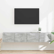 TV wandkast 2 stuks 78.5x31x29.5 cm beton bewerkt hout