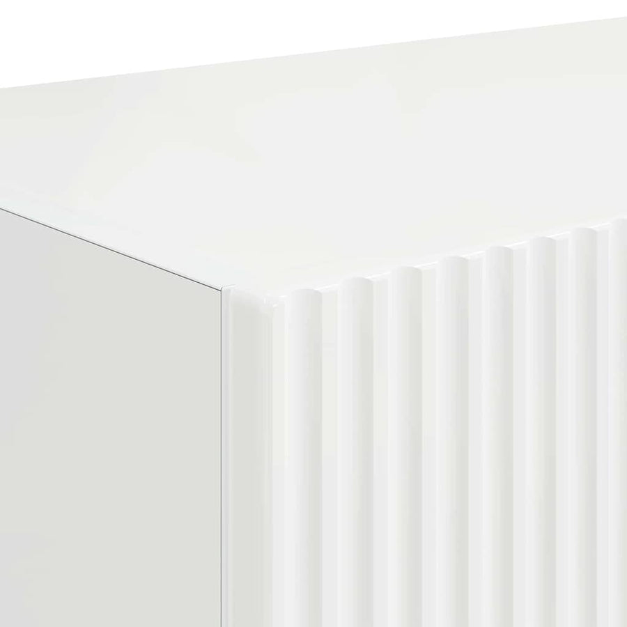 TV Wandkast Glanzend Wit 60 x 31 x 29.5 cm Bewerkt hout