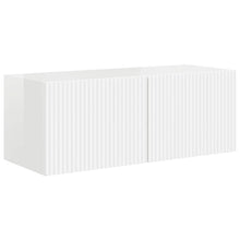 TV Wandkast Glanzend Wit 60 x 31 x 29.5 cm Bewerkt hout