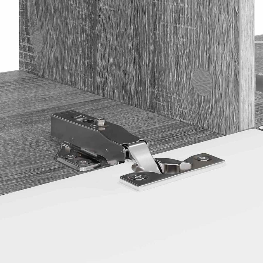 TV Wandkast Grijs Sonoma 60 x 31 x 29.5 cm Bewerkt hout