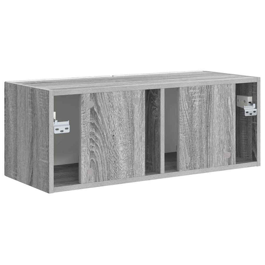 TV Wandkast Grijs Sonoma 60 x 31 x 29.5 cm Bewerkt hout