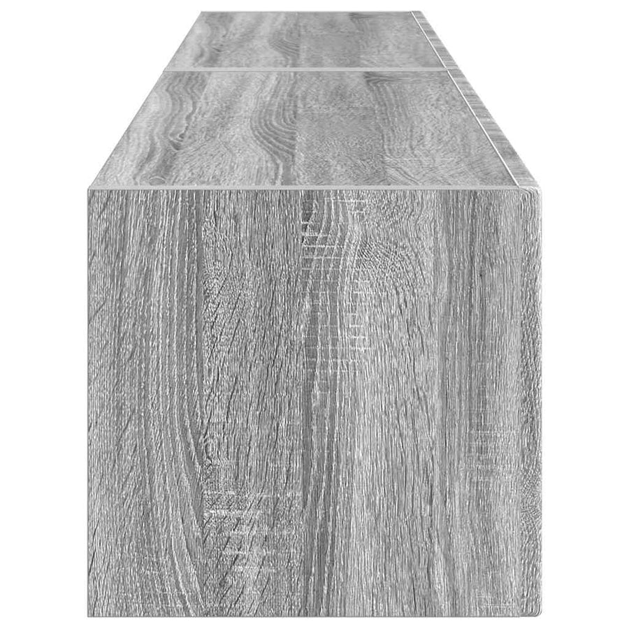 TV Wandkast 2 pcs Grijs Sonoma 60 x 31 x 29.5 cm Bewerkt hout