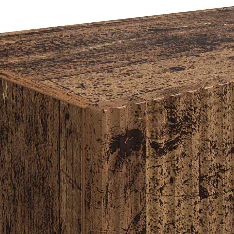 TV Wandkast Oud Hout 60 x 31 x 29.5 cm Bewerkt hout
