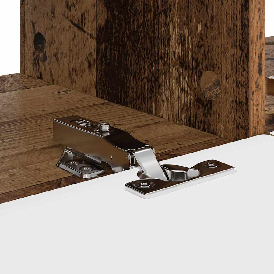 TV Wandkast Oud Hout 60 x 31 x 29.5 cm Bewerkt hout