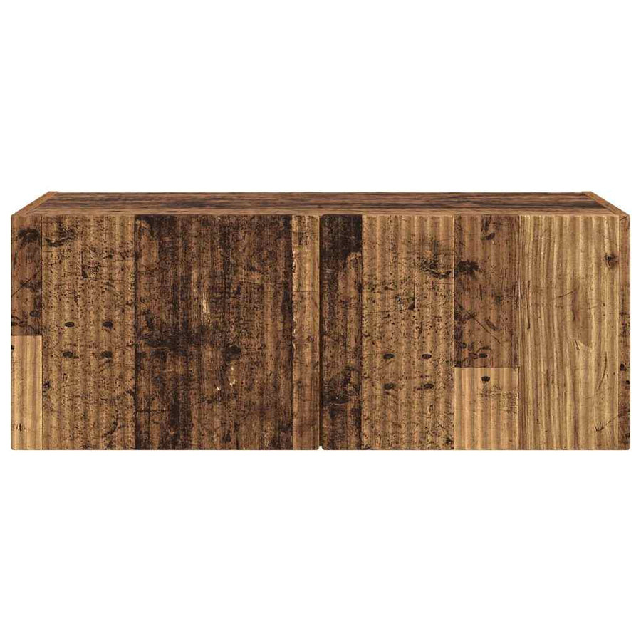 TV Wandkast Oud Hout 60 x 31 x 29.5 cm Bewerkt hout
