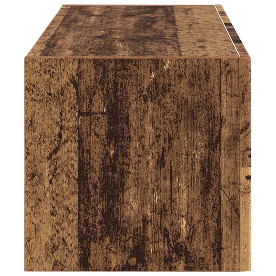 TV Wandkast Oud Hout 60 x 31 x 29.5 cm Bewerkt hout