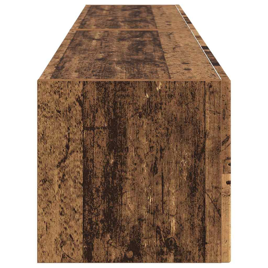 TV Wandkast 2 pcs Oud Hout 60 x 31 x 29.5 cm Bewerkt hout