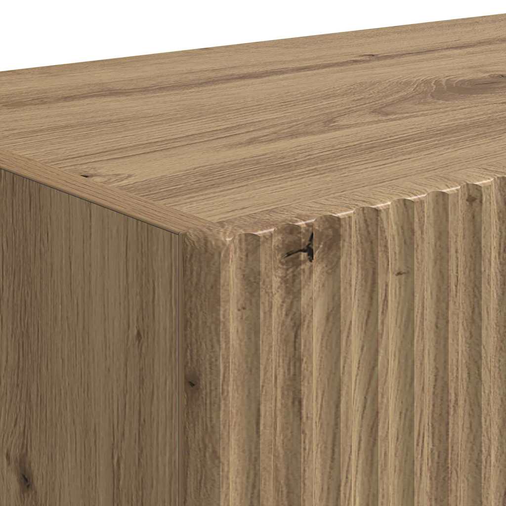 TV Wandkast 2 pcs Ambachtelijk eiken 60 x 31 x 29.5 cm