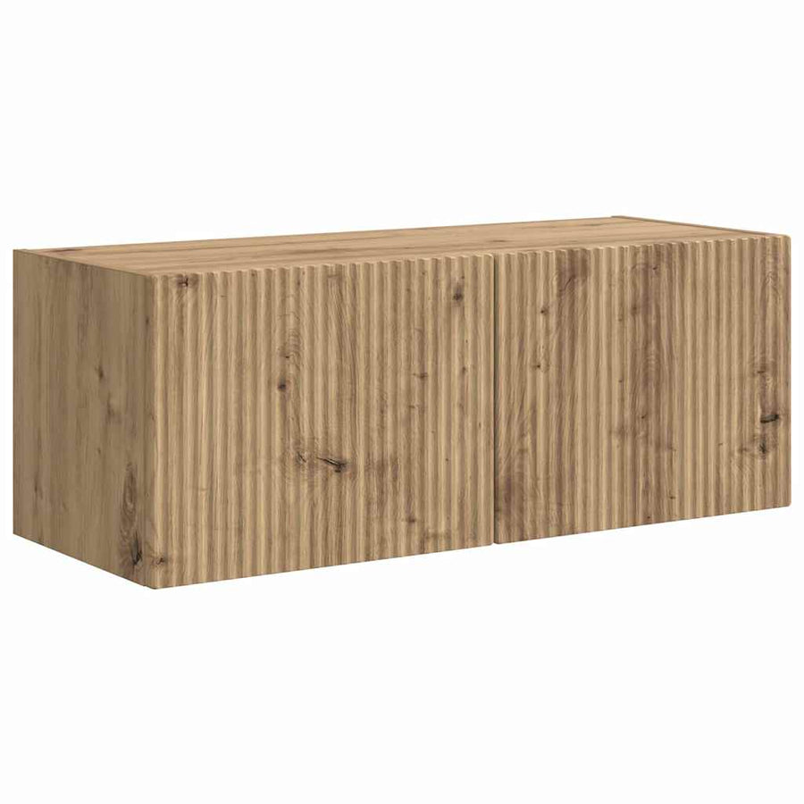TV Wandkast 2 pcs Ambachtelijk eiken 60 x 31 x 29.5 cm