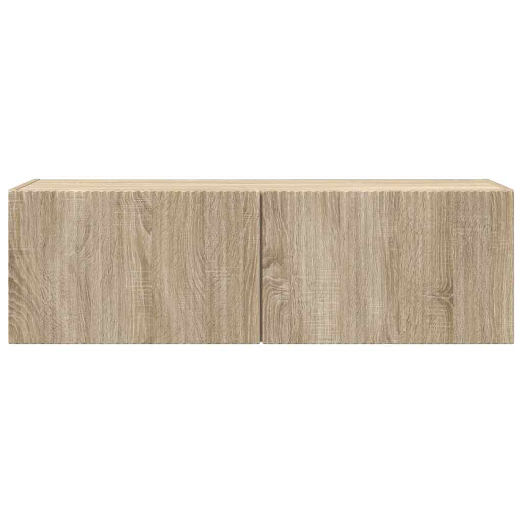 TV Wandkast Sonoma 60 x 31 x 29.5 cm Bewerkt hout