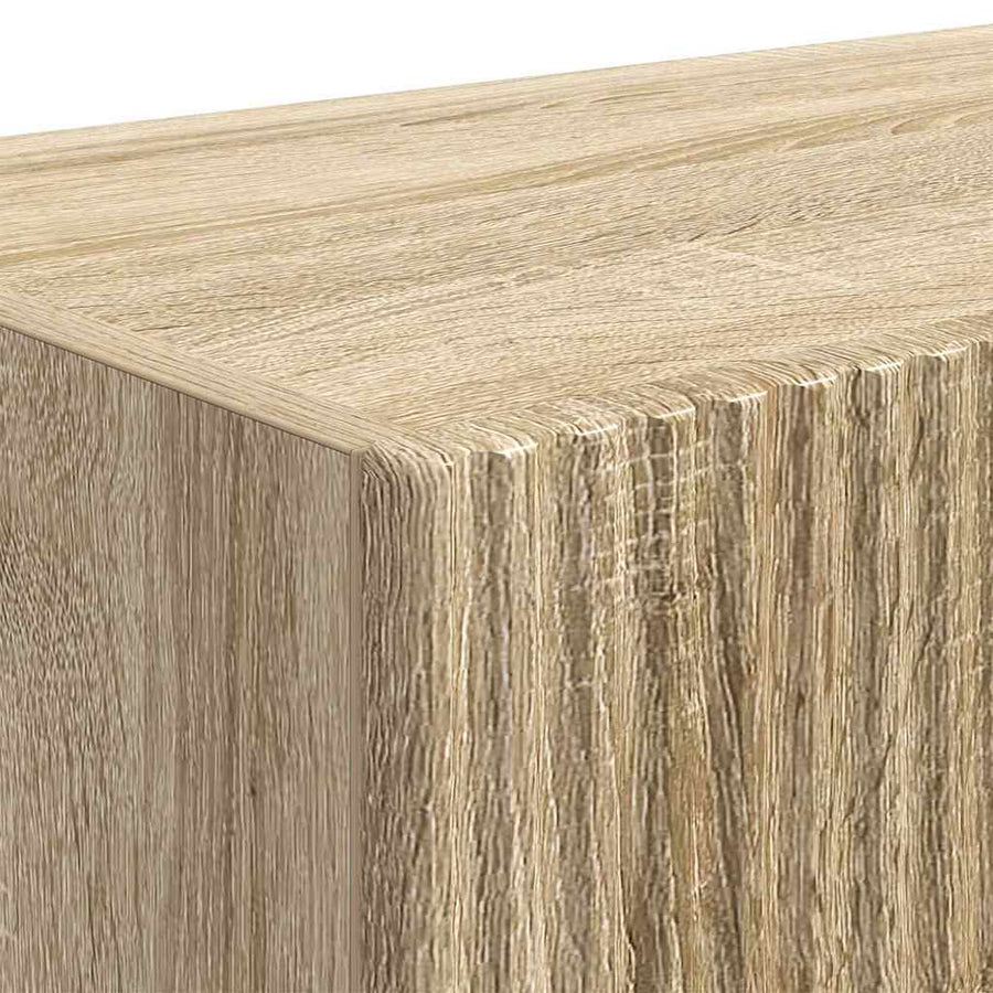 TV Wandkast 2 pcs Sonoma 60 x 31 x 29.5 cm Bewerkt hout