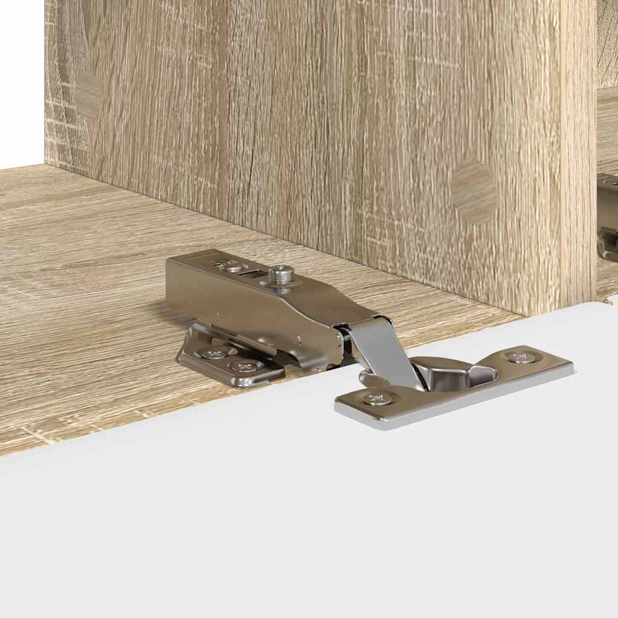 TV Wandkast 2 pcs Sonoma 60 x 31 x 29.5 cm Bewerkt hout