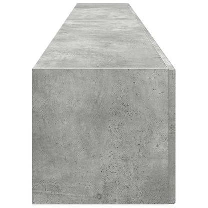 TV Wandkast 2 pcs Beton 60 x 31 x 29.5 cm Bewerkt hout