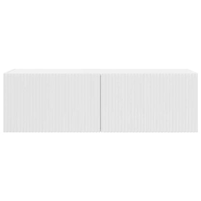 TV Wandkast Glanzend Wit 60 x 31 x 29.5 cm Bewerkt hout
