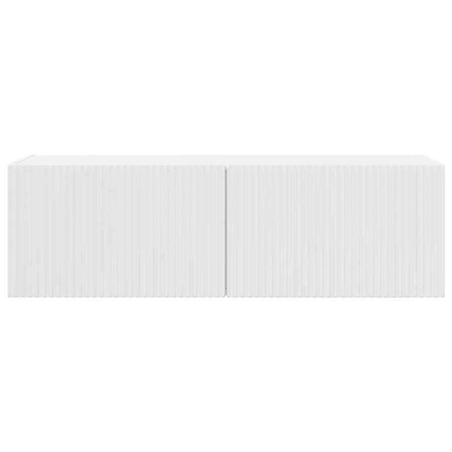 TV Wandkast Glanzend Wit 60 x 31 x 29.5 cm Bewerkt hout