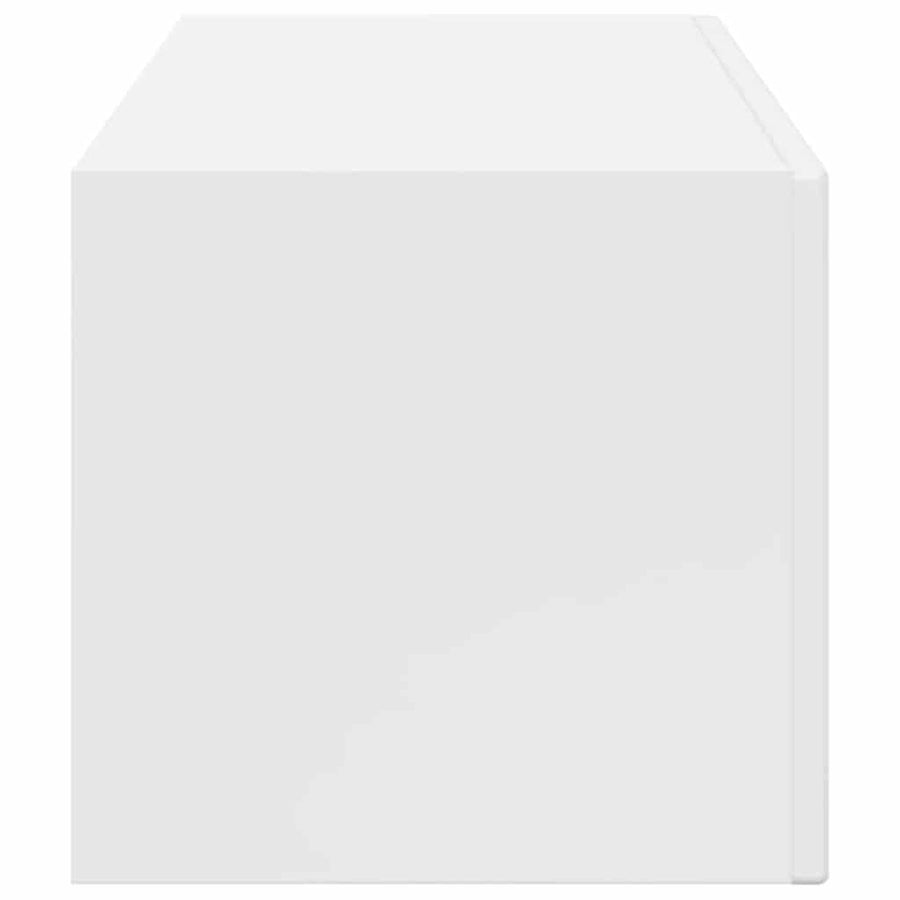 TV Wandkast Glanzend Wit 60 x 31 x 29.5 cm Bewerkt hout