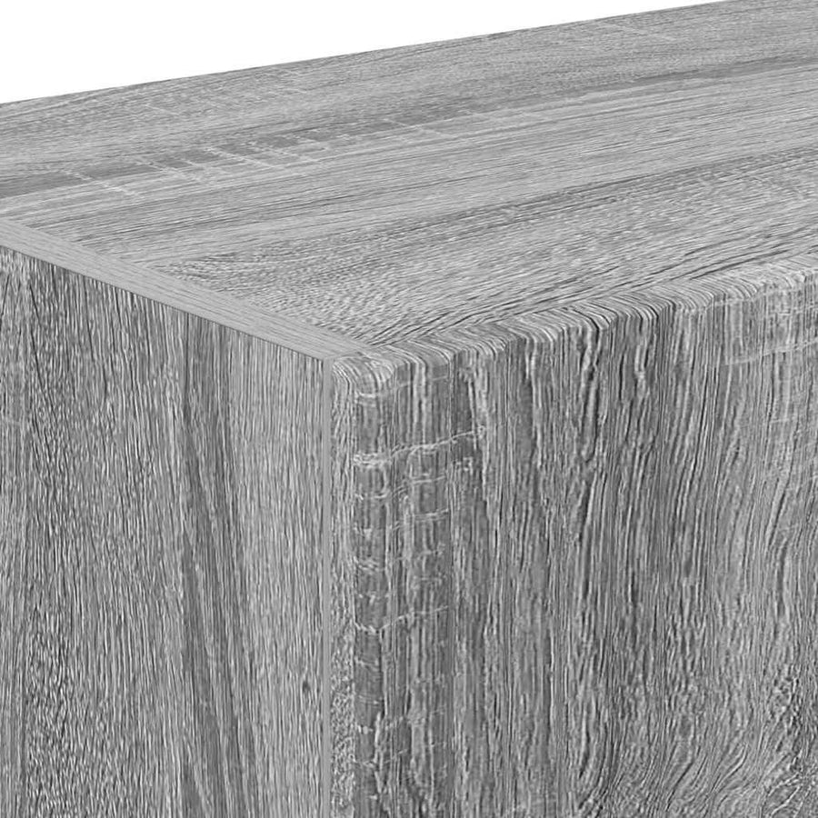 TV Wandkast Grijs Sonoma 60 x 31 x 29.5 cm Bewerkt hout