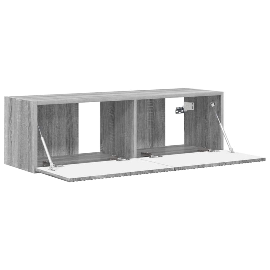 TV Wandkast Grijs Sonoma 60 x 31 x 29.5 cm Bewerkt hout