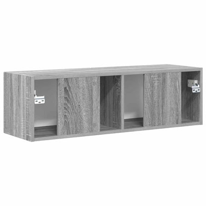 TV Wandkast Grijs Sonoma 60 x 31 x 29.5 cm Bewerkt hout