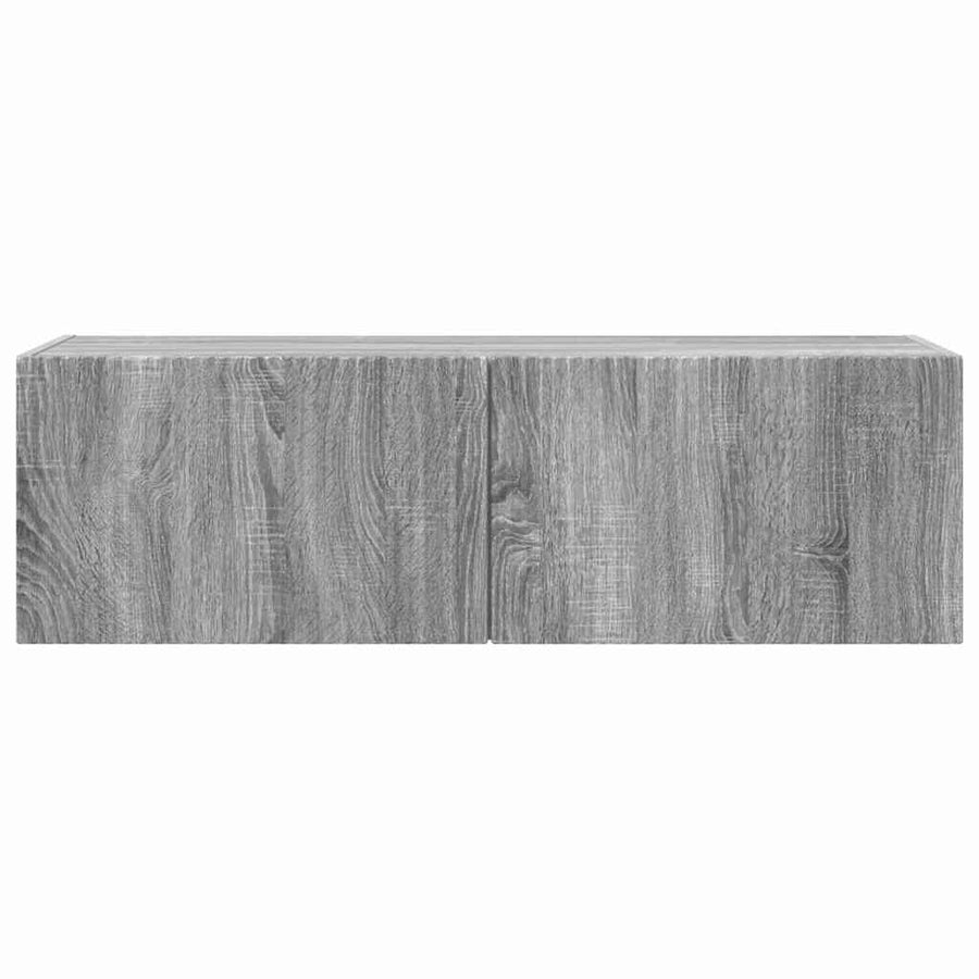 TV Wandkast Grijs Sonoma 60 x 31 x 29.5 cm Bewerkt hout
