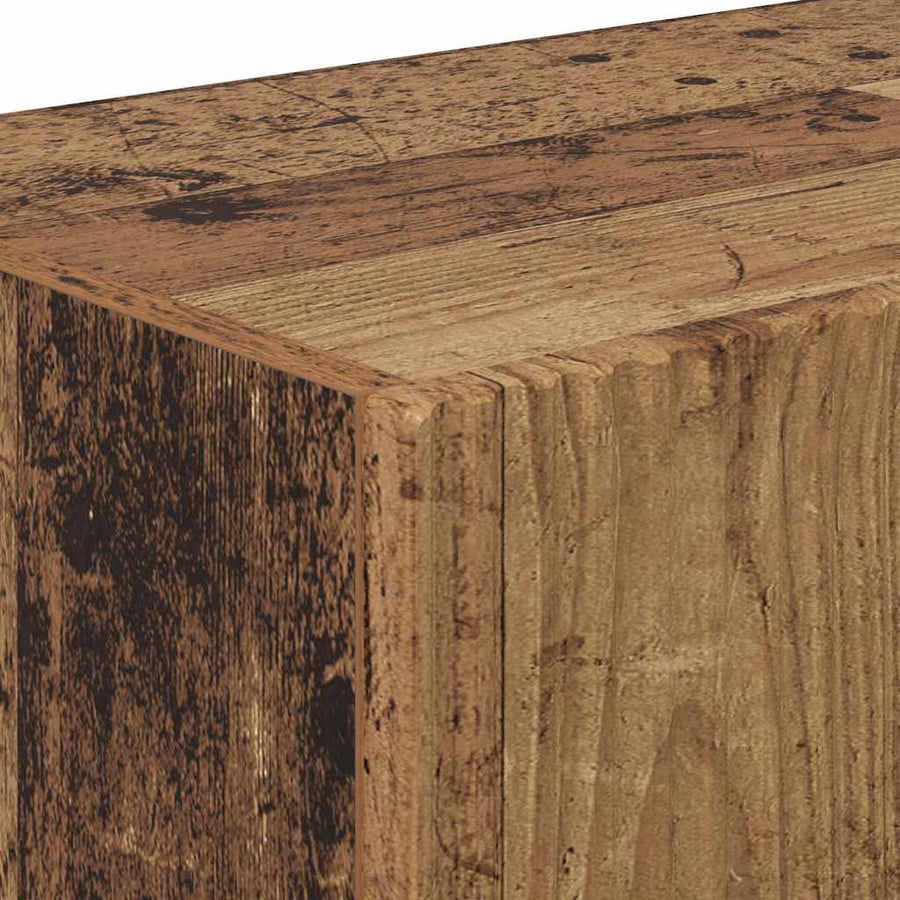 TV Wandkast Oud Hout 60 x 31 x 29.5 cm Bewerkt hout