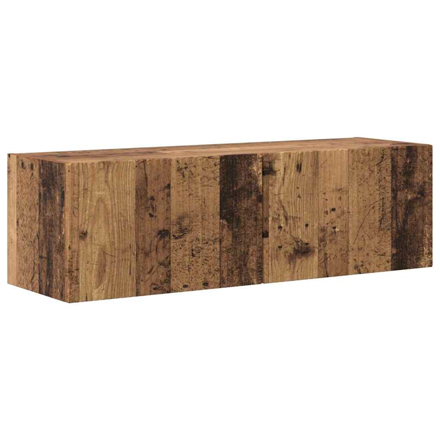 TV Wandkast Oud Hout 60 x 31 x 29.5 cm Bewerkt hout