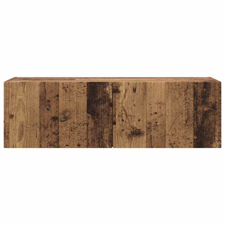 TV Wandkast Oud Hout 60 x 31 x 29.5 cm Bewerkt hout