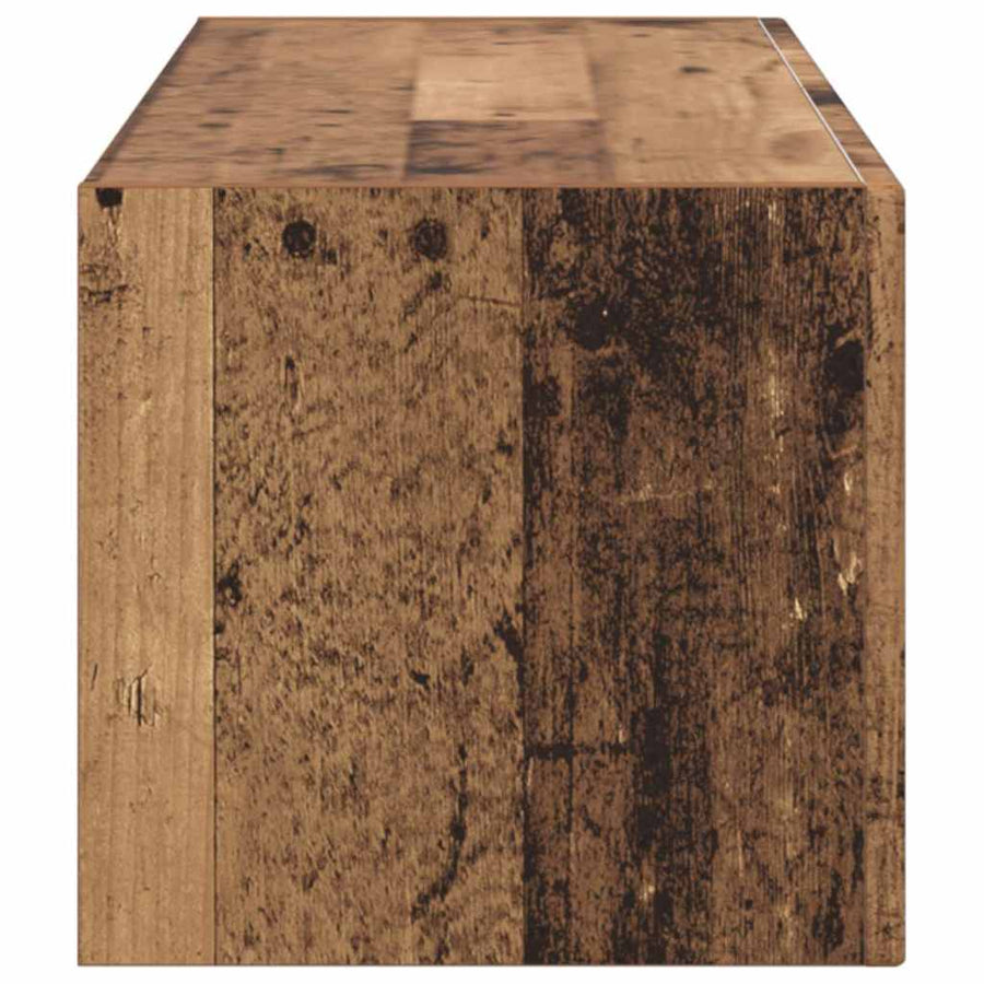 TV Wandkast Oud Hout 60 x 31 x 29.5 cm Bewerkt hout