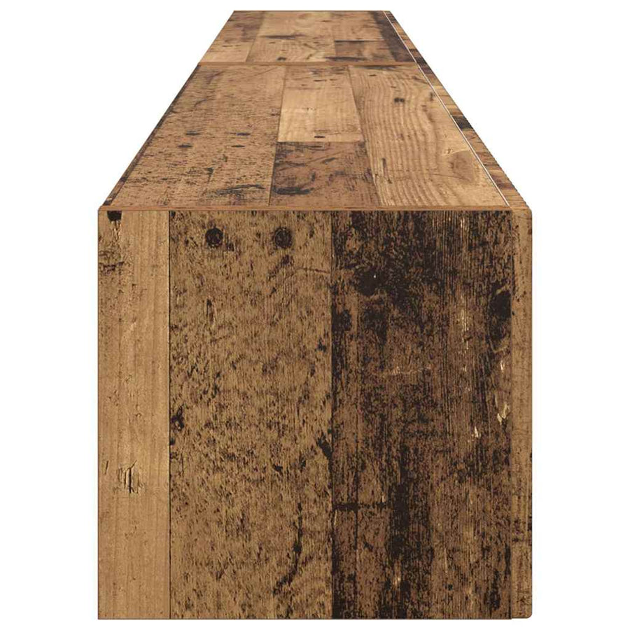 TV Wandkast 2 pcs Oud Hout 60 x 31 x 29.5 cm Bewerkt hout