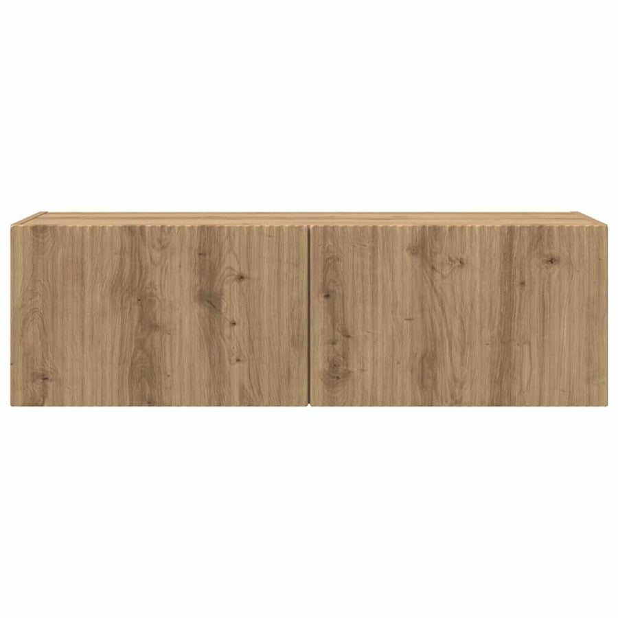 TV Wandkast Ambachtelijk eiken 60 x 31 x 29.5 cm Bewerkt hout
