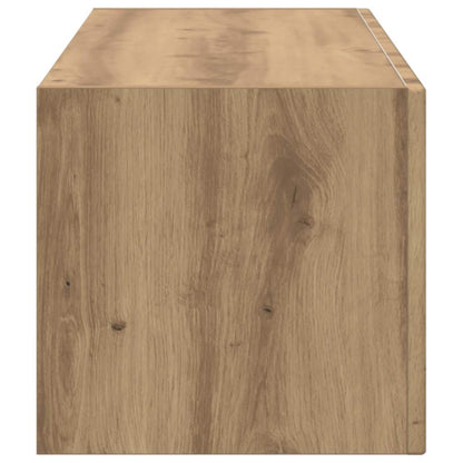 TV Wandkast Ambachtelijk eiken 60 x 31 x 29.5 cm Bewerkt hout