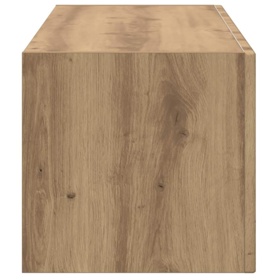 TV Wandkast Ambachtelijk eiken 60 x 31 x 29.5 cm Bewerkt hout