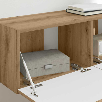 TV Wandkast 2 pcs Ambachtelijk eiken 60 x 31 x 29.5 cm