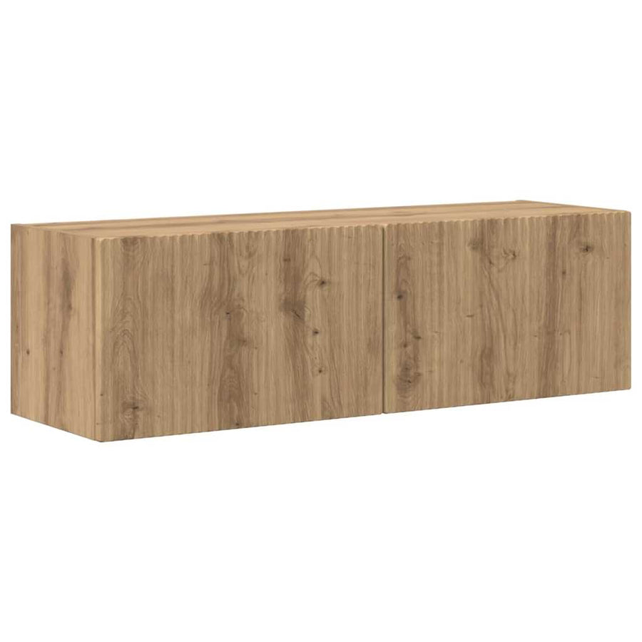 TV Wandkast 2 pcs Ambachtelijk eiken 60 x 31 x 29.5 cm