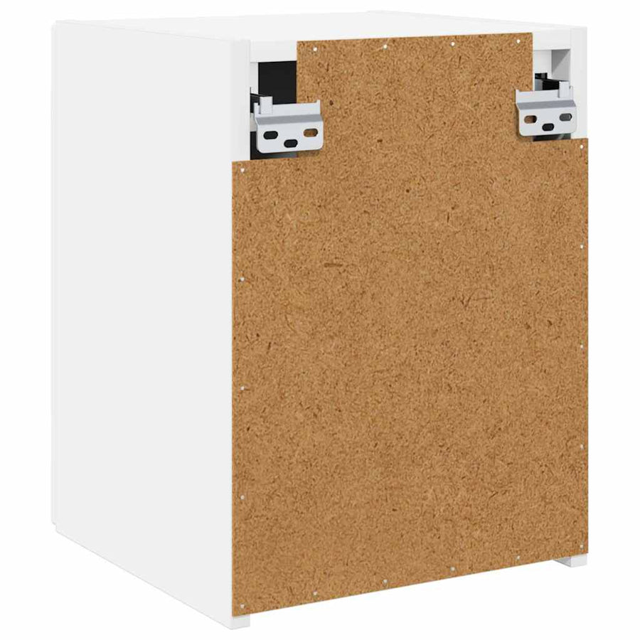 TV Wandkast Wandgemonteerd Wit 30 x 31 x 40 cm Bewerkt hout