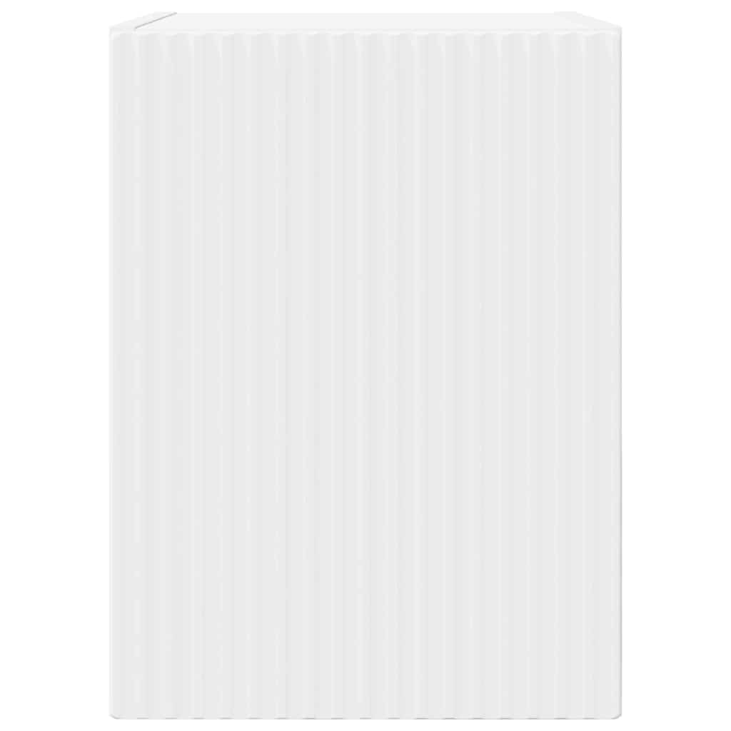TV Wandkast Wandgemonteerd Wit 30 x 31 x 40 cm Bewerkt hout