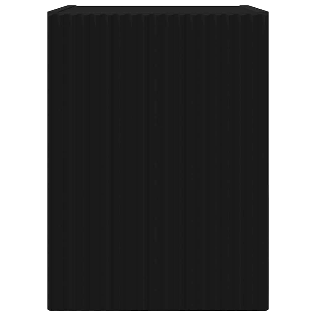 TV Wandkast Wandgemonteerd Zwart 30 x 31 x 40 cm Bewerkt hout