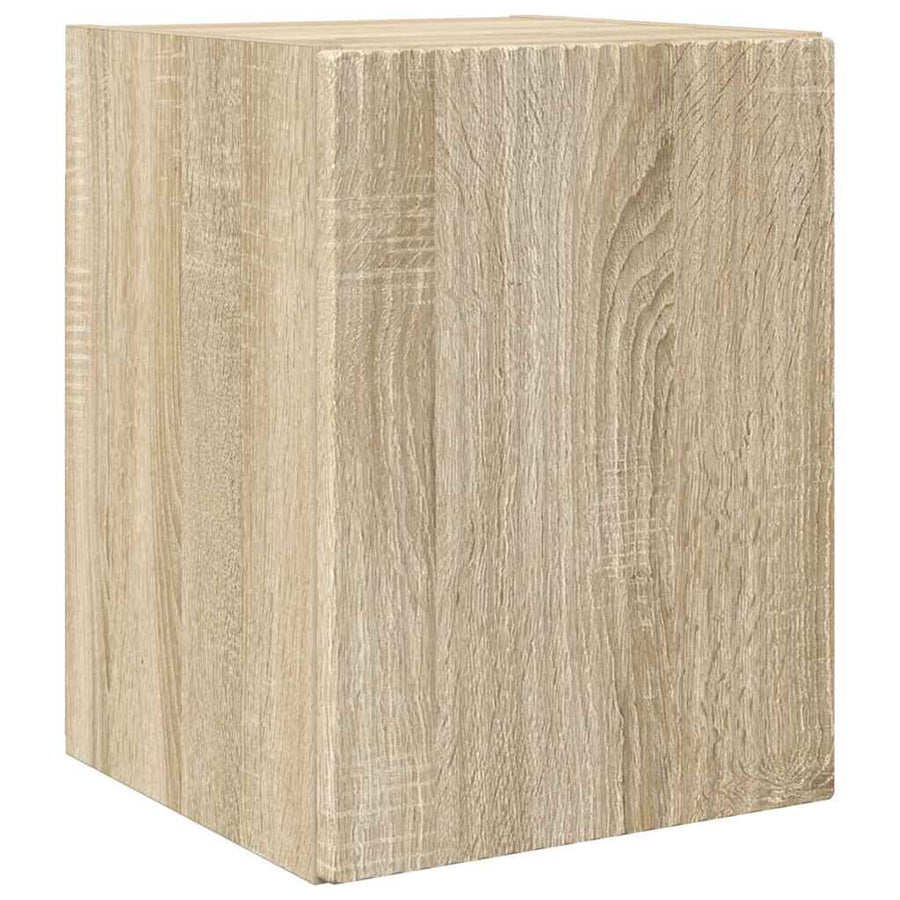 TV Wandkast Wandgemonteerd Sonoma 30 x 31 x 40 cm Bewerkt hout